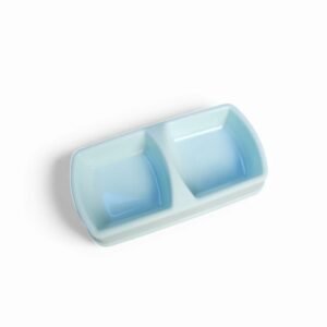 Plato doble rectangular grande